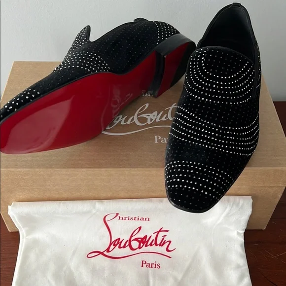 Christian Louboutin Dandy Chick Orlato Flat Size 43.5 Black/Silver. Christian Louboutin | Shoes | Christian Louboutin Dandy  main image 3